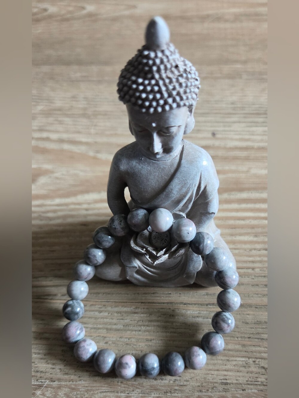 Zebra Jasper Beaded Bracelet